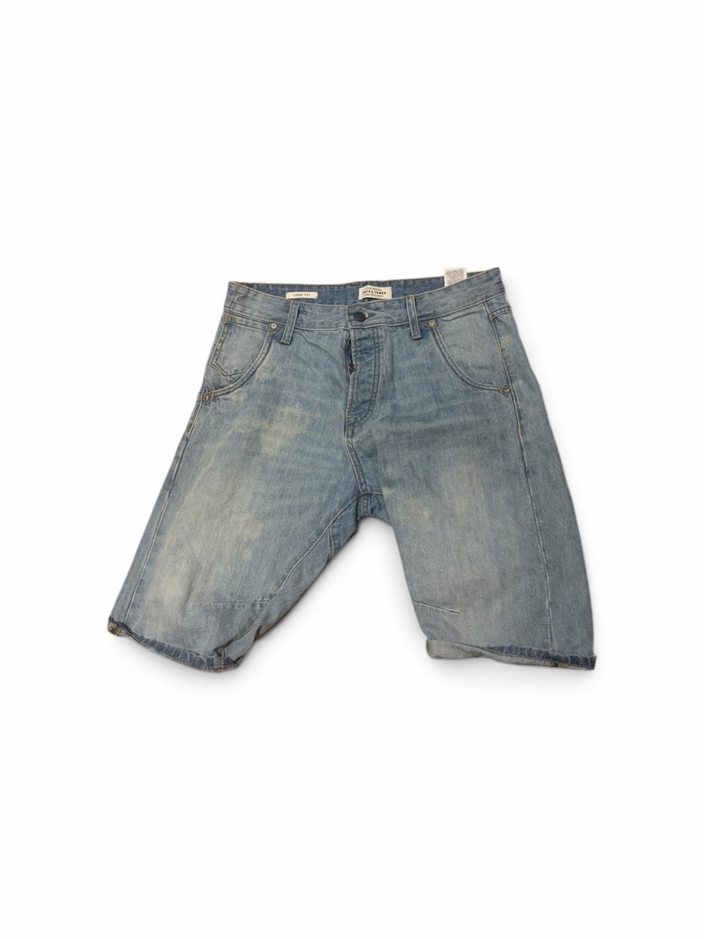 Jack & Jones Faded Light Blue Denim Shorts